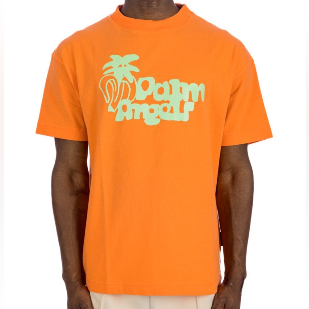 NEW Palm Angels Jimmy graphic logo shirt